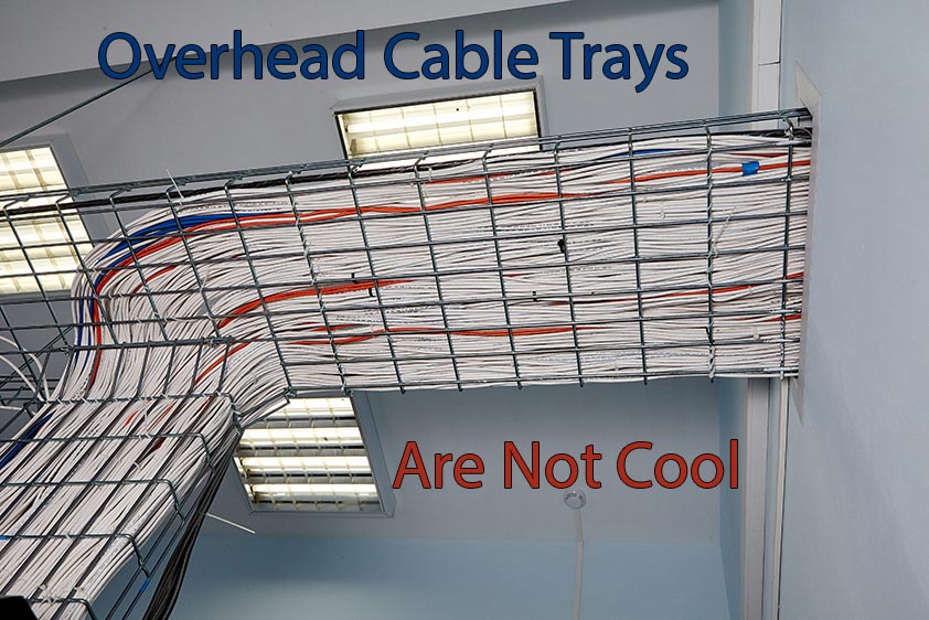 Example of Cable Trays Often Used in Data Centers (Raised Floors)