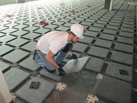 Access Floor Installation | Netfloor USA Cable Management Access Flooring